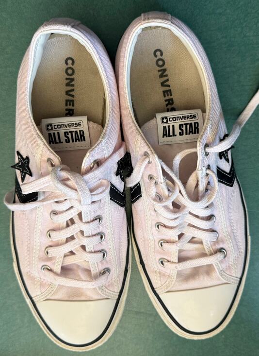 Converse Shoes - Converse Star Player 76 Low Top Sneakers -Light Pink / Black